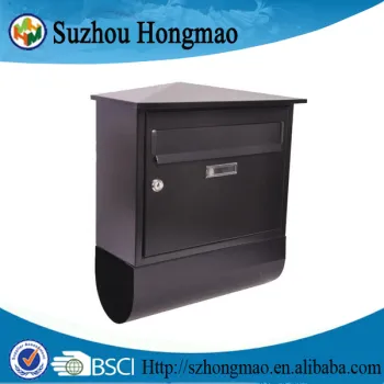 Wall mounted decorative outdoor mailbox