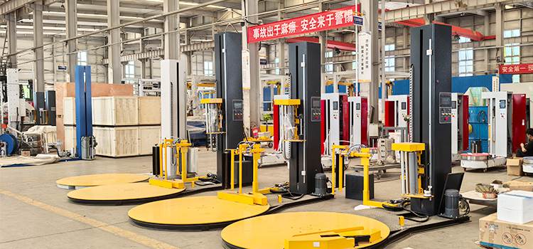 automatic pallet wrapping machine automatic pallet wrapping machine