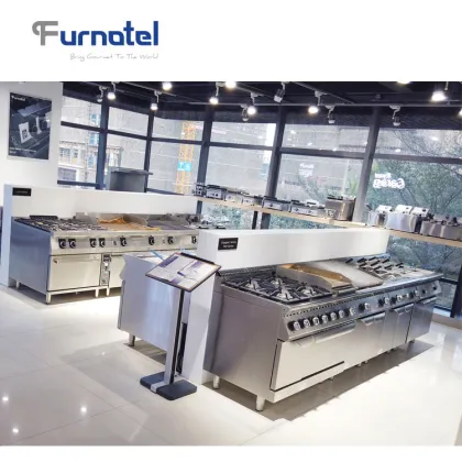 Commercial Luxe-Series Gas Large Cooking Range Kitchen Equipment