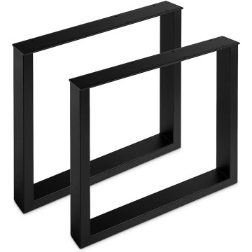 Square Frames Coffee Dining Metal Table Legs