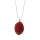 Natural Gemstone Agate Necklace with Silver Chain