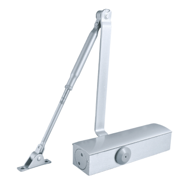 Звышмоцны дзвярны даводчык з утрыманнем у адкрытым стане на 90 градусаў