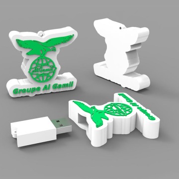 Unidad flash USB con forma de logotipo