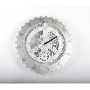 Reloj de pared con engranaje colgante grande de 18 pulgadas