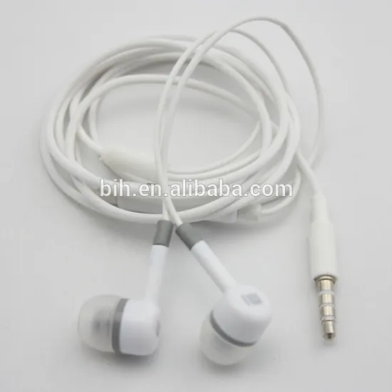 3.5mm jack super cheap durable handset earphone for iPhone 5, original earphone