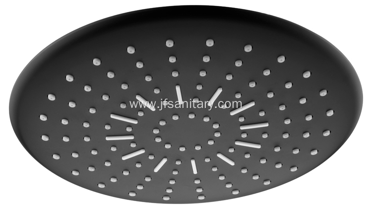 Shower Head Silicone Nozzles ABS Matt Black