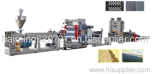 Pp/pe Plastic Geocell Sheets Extrusion Production Line 