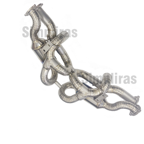 Ferrari 430 F430 05-09 AVT-Titan-Auspuff mit Ventilen