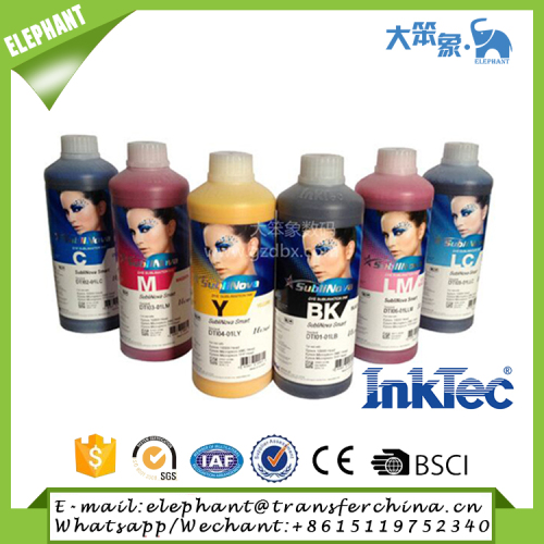 Korea inktec sublinove sublimation ink 6 color for sale