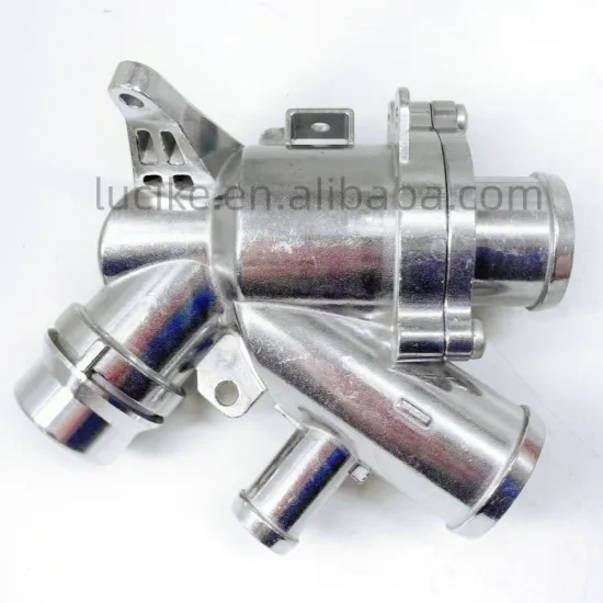 Jaguar Land Rover Aluminum Thermostat for 3.0 Gasoline Models: LR032135, LR035124, AJ812976