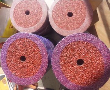 resin abrasive fiber disc for weld grinding