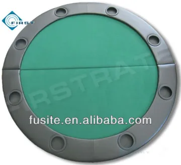 Round Folding Casino Blackjack Poker Table Top