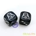 Customized Board Game Dice D6 with Printing/Engraving logo on Largest Side