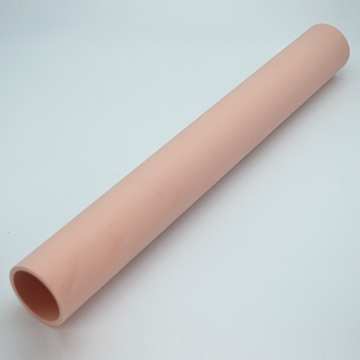 Customized Heat Resistant Wear-Resisting Pink Alumina Ceramic Tube for Tube Furnace Machine