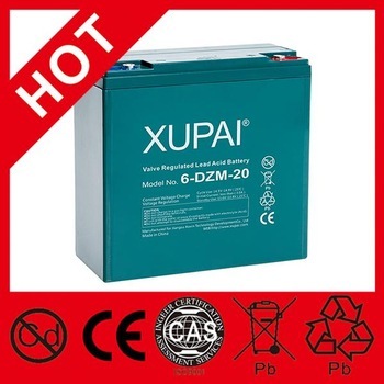 Maintenance Free sealed lead acid battery electric bike batteries 12V 20AH