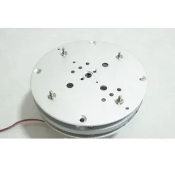 Metal Circular Rotating Base Aluminum Camera Photography Turntable for Standard Servo Black / Silver Color