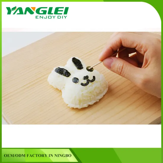 Top Rated Small Plastic Rabbit Sushi Rice Mold in Stock