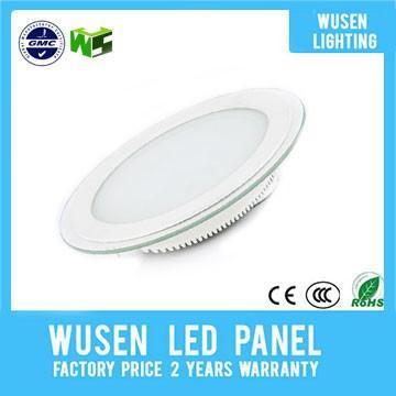 18W round Recessed ceiling LED panel glass light with best price