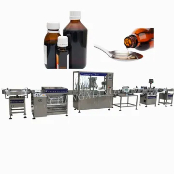 GMP Standard 50ml-500ml Automatic Syrup Bottle Liquid Filling Machine
