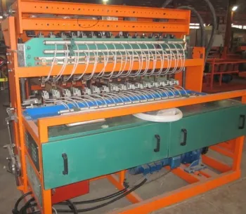 Mine timbering mesh welding machine