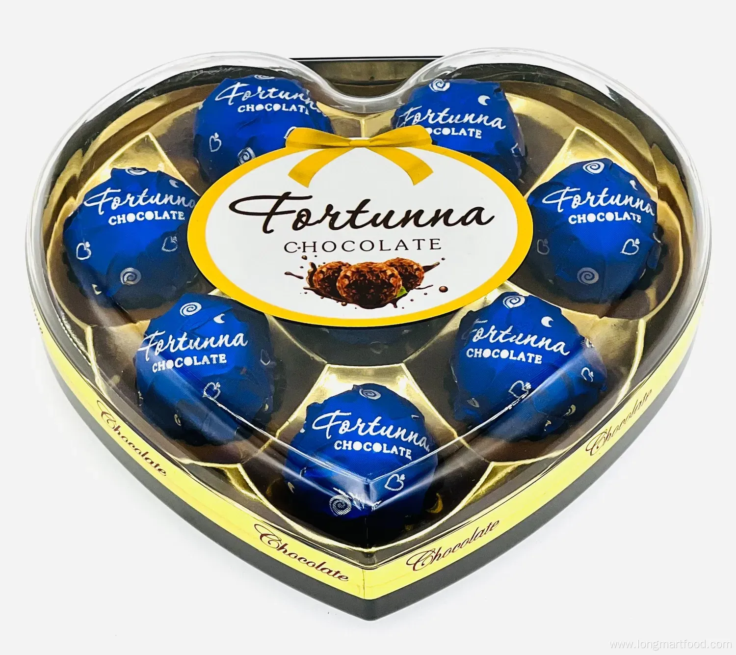 Heart-shaped Chocolate Wafer Ball Box