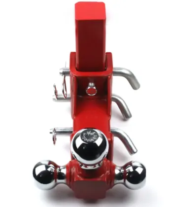 Three-ball adjustable trailer arm trailer connector