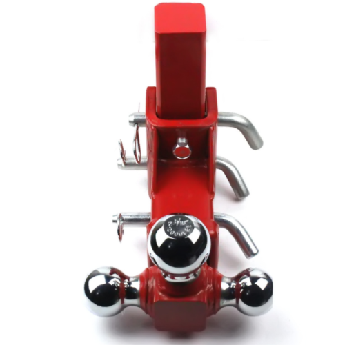 Three-ball adjustable trailer arm trailer connector