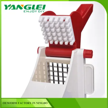 Manual Stainless Steel Potato Slicer renFch Fry Vegetable Cutter - NEW