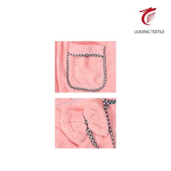 Luxury Coral Fleece Bath Accessories Collection