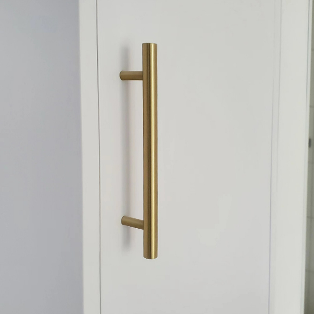 polished brass cabinet handles