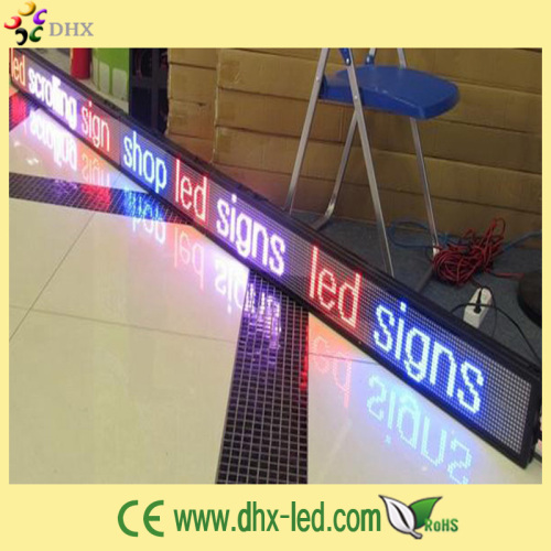 P7.62 Indoor Full Color LED Moving Message Display Sign