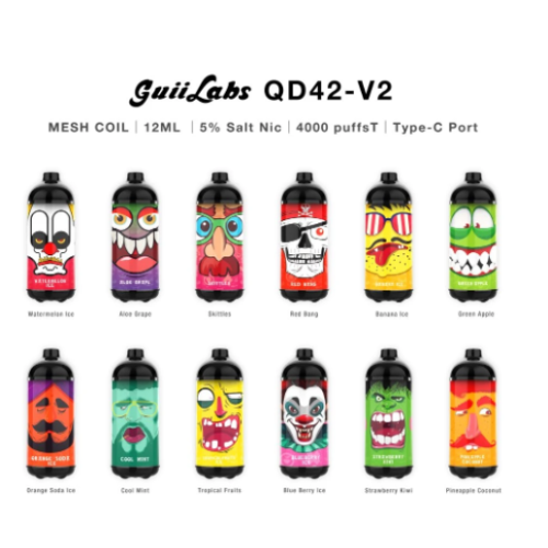 GUII LABS 4000 PUFFS VAPE DISPONVEL VAPE POD