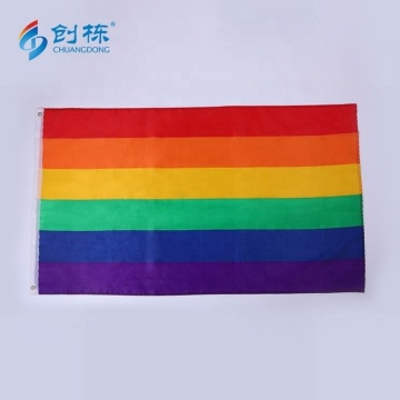 Promotion printed free sample lgbt rainbow flag