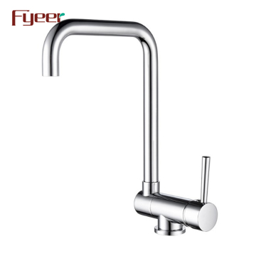Fyeer Brass Body Foldable Kitchen Sink Faucet