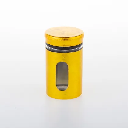 150ml wholesale spice jar with gold lid chilli pepper jar
