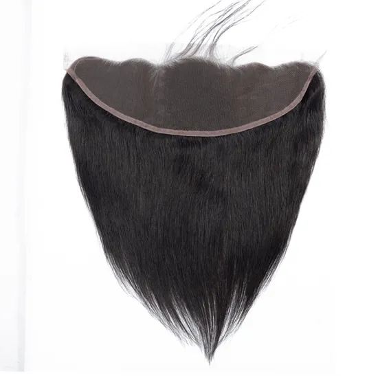Wholesale illusion Lace Frontal Vendor 13x4 Silky Straight Indian Human Remy Hair Lace Frontal Closure With Baby Hair