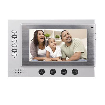 Video door phone, 7-inch TFT LCD screen, supports unlocking/monitoring/recording function