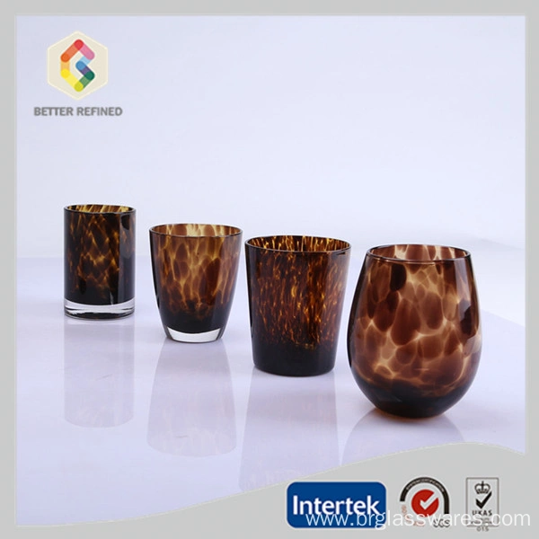Hot Sale Crystal Wine Glasses With Leopard Print China Manufacturer
