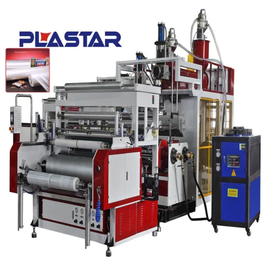 High speed pe stretch film extruder machine