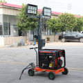 Torre de luz móvel do gerador telescópico de 5m do gerador diesel de 5m para venda