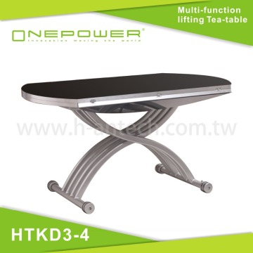 Multifunction lift coffee table, adjustable tea table