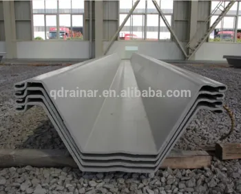 W profile 750-900mm cold rolled coated plate pile