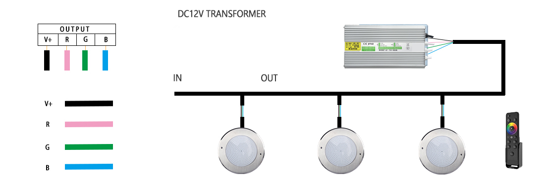 swimming pool light transformer