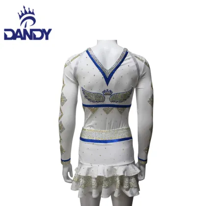 Custom Backless Sublimated Cheerleading Squad Uniforms