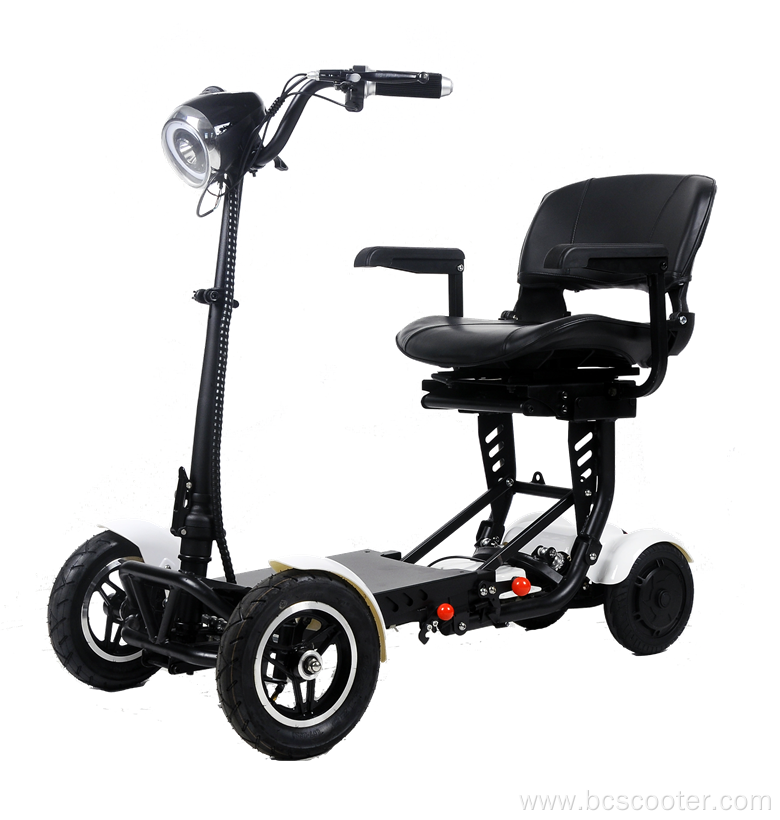 Four Wheel Lightweight Electric Mobility Scooter Disabled