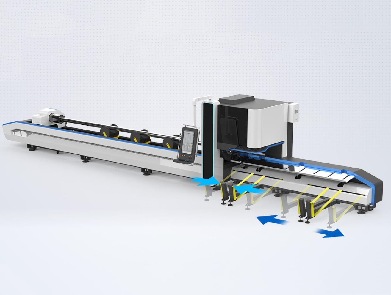 3d pipe cutting machine