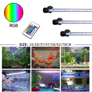 Tanque de peixes subaquático RGB à prova d&#39;água leve