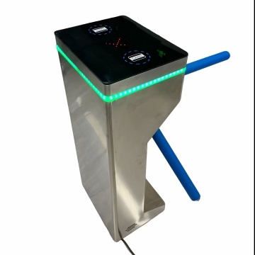 QR Code and Face Recognition Tripod Turnstile Access Control System for Residential, Office, and Schools