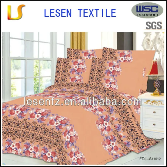 polyester printed peach skin fabric/textile for home textiles,bedspread,Mattress cover,Home Furnishings,Bedding Articles