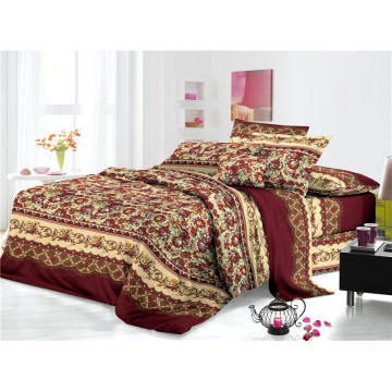 Retro Luxury Polyester Cotton Printed Washable Bed Covers